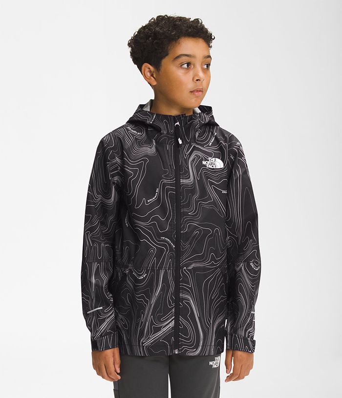 The North Face Jas Jongens Printed Alta Vista Regen QHRV05384 - Zwart